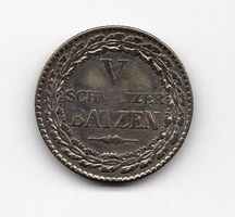 (1752) GR, 5 Batz, 1807, Silber