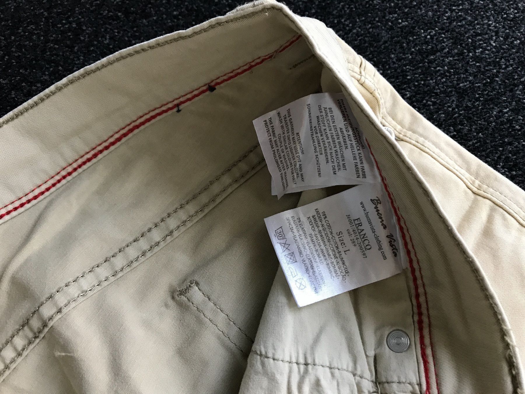 Buena Vista Hosen: BUENA VISTA Herrenhose Gr L – Neu (gemäss Beschreibung) aus St. Margrethen SG von kellenbh 4