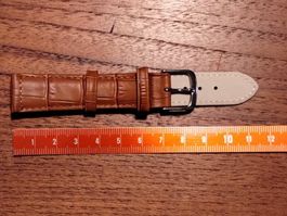 18mm Bracelet de montre en cuir