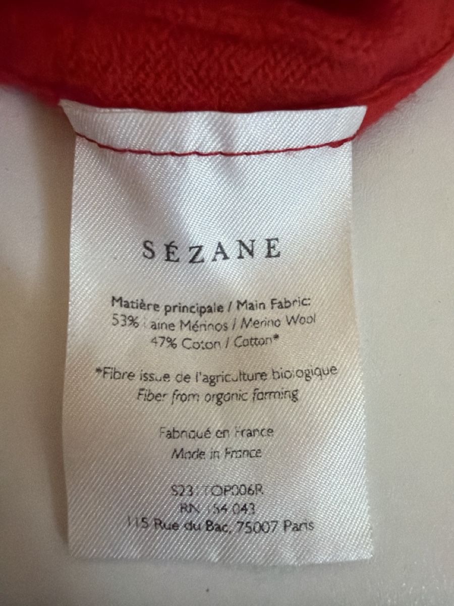 Sezane Top: NEU Sézane Top Edwin Gr XS – Nuovo (secondo la descrizione) da Riehen venduto da FHBS 3