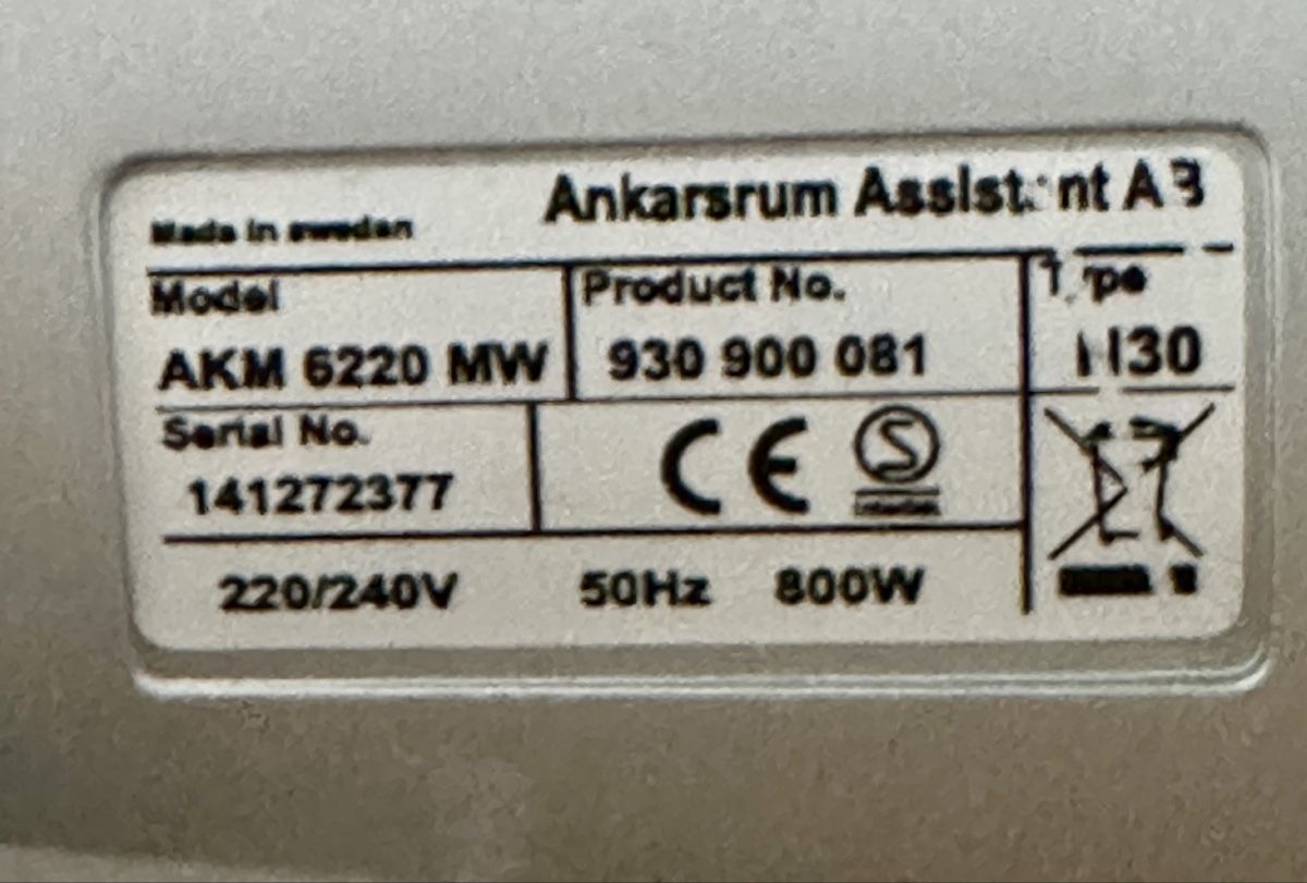 Elettrodomestici da cucina: ANKARSRUM Assistent Original – Usato da Thayngen venduto da marsione 1