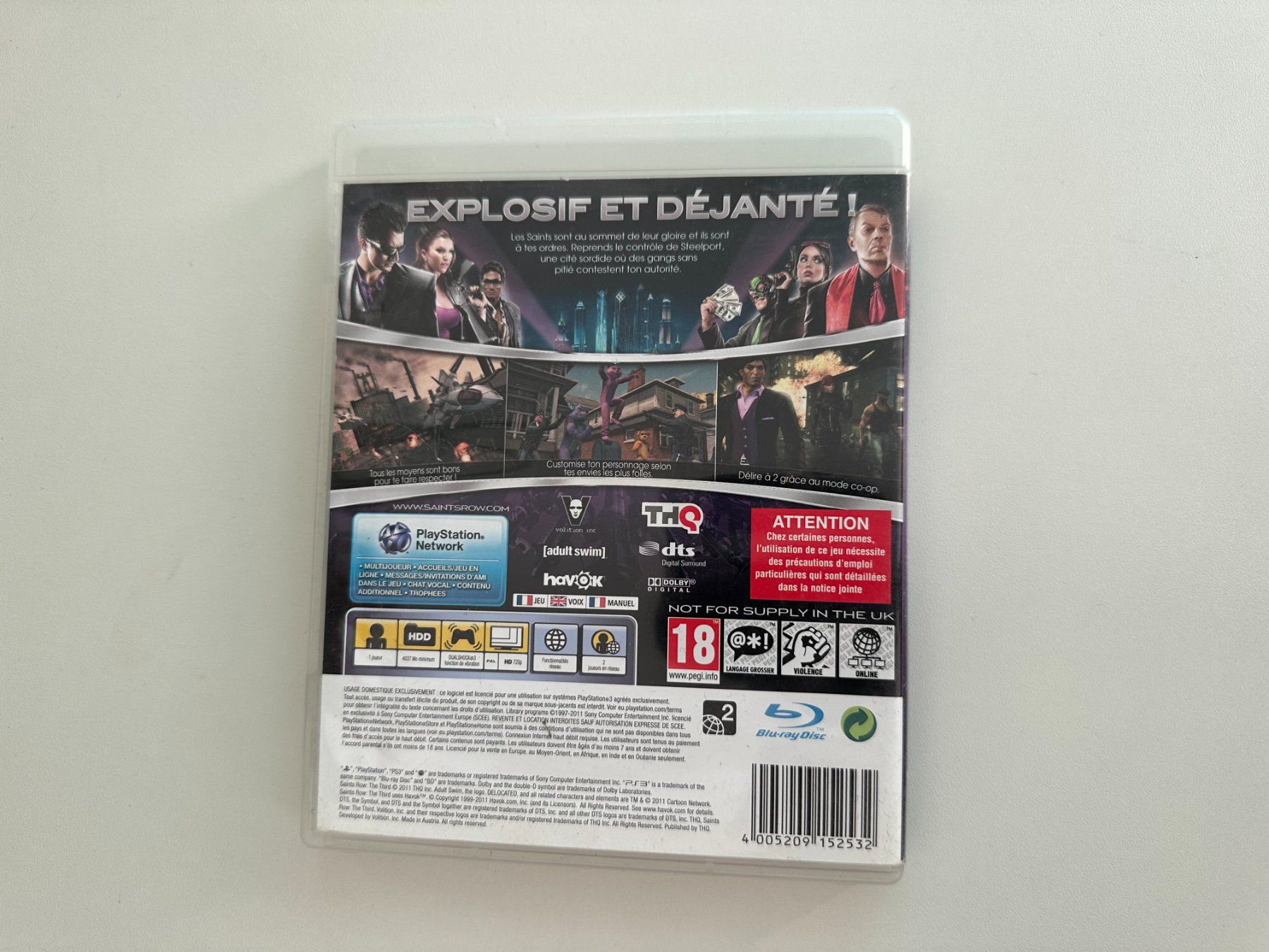 Sony Giochi: Saints Row: The Third, Sony Playstation 3, PS3 – Usato da Couvet venduto da nay_prh5 2