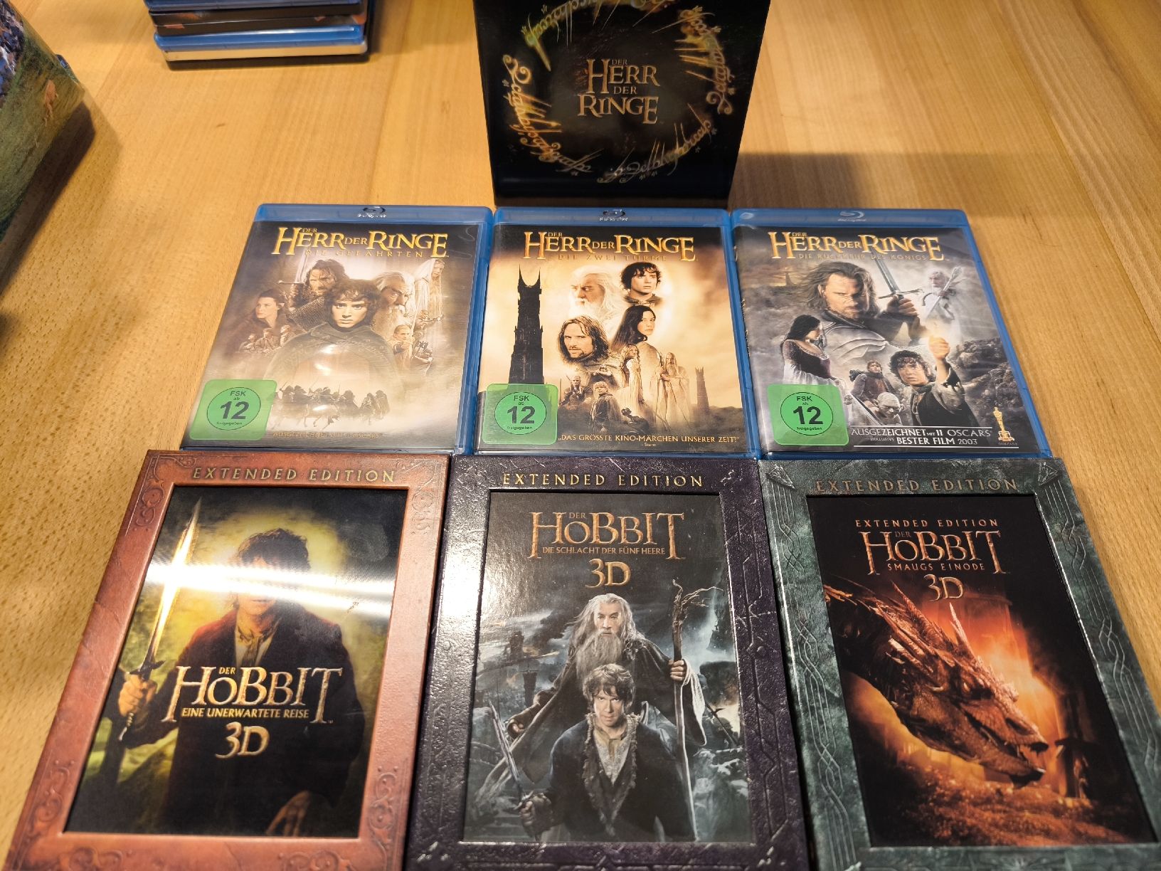 Tous les DVDs: Herr Der Ringe & Der Hobbit Bundle Blu-Ray – D'occasion à Dürnten par Nexomynon 1