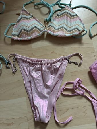 Bikini Set mit Pailletten, ideal für den Gr.S-M Sommer!