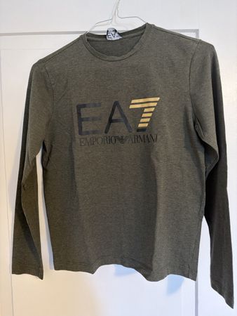 Langarmshirt EA7 Emporio Armani olive