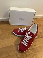 Dolce & Gabbana Sneakers Schuhe aus Leder Grösse 33 Rot