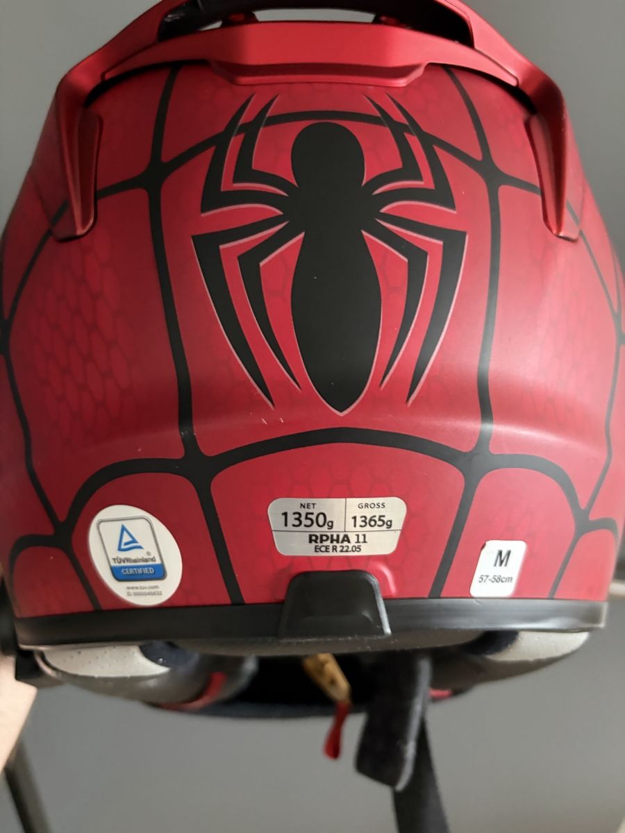HJC Caschi & visiere: HJC Motorradhelm Marvel Spiderman – Usato da Frauenfeld venduto da corsa1893 2