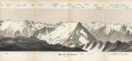 Panorama vom Piz del Maler  von Studer