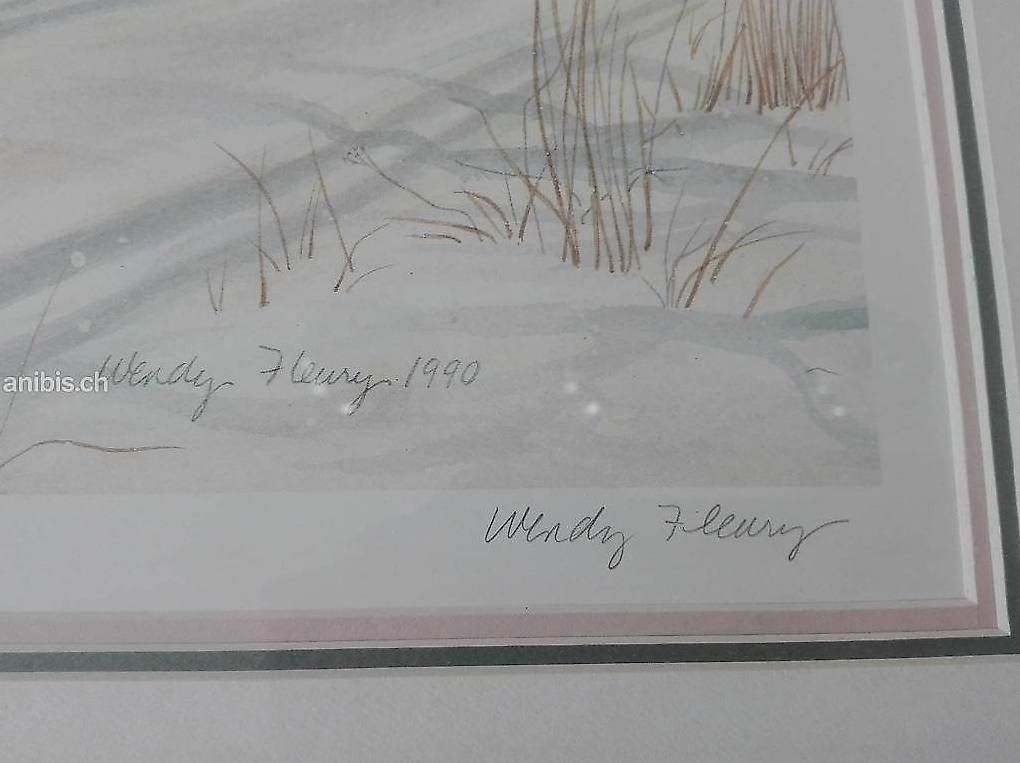 Gemälde: "Twilight" Gemälde von Wendy Fleury, handsigniert – Gebraucht aus Zürich von axolottchen 3