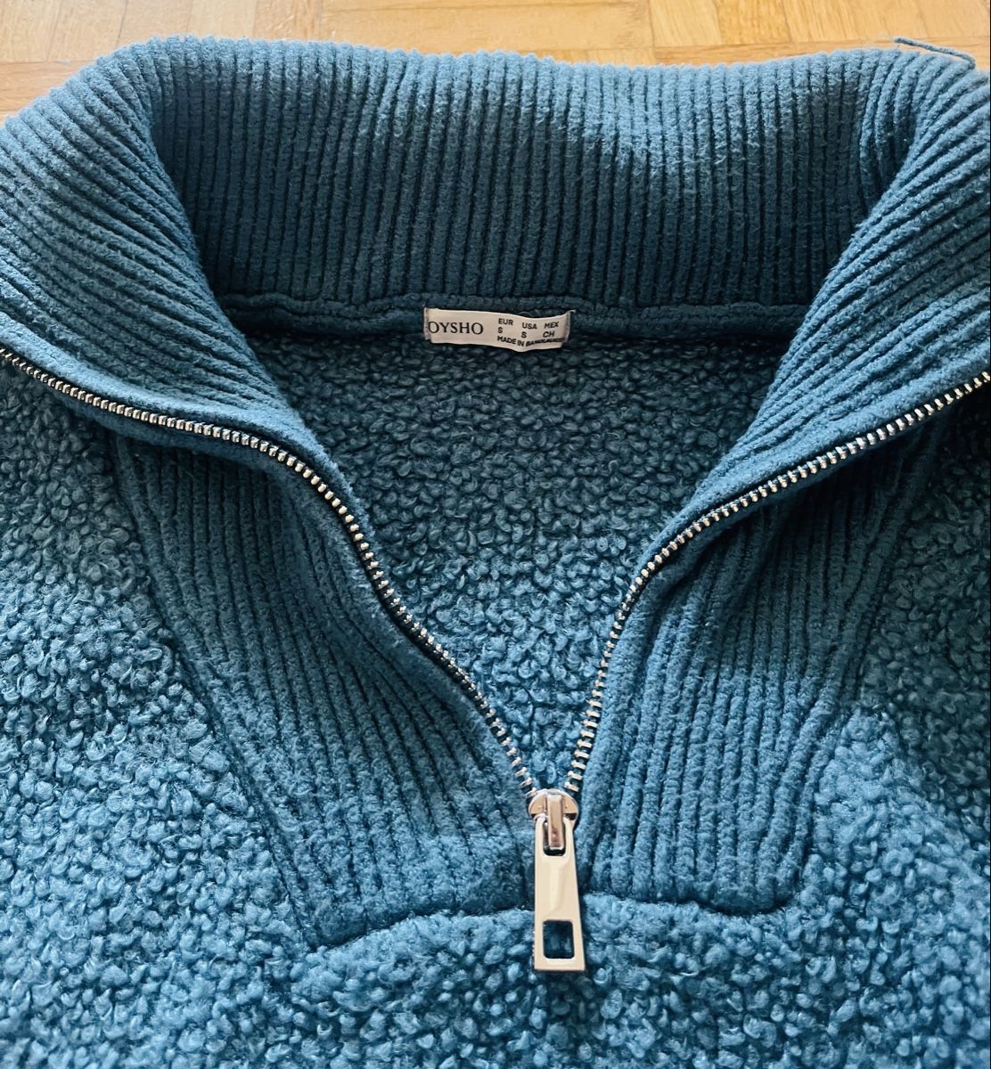 Oysho Maglioni & Felpe: Winterpullover / Strickpullover mit Reissverschluss, blau (M – Usato da Baden venduto da Sandra148