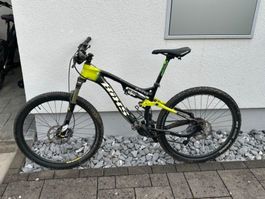 Fully Bike BIXS Black Yellow 27 zoll