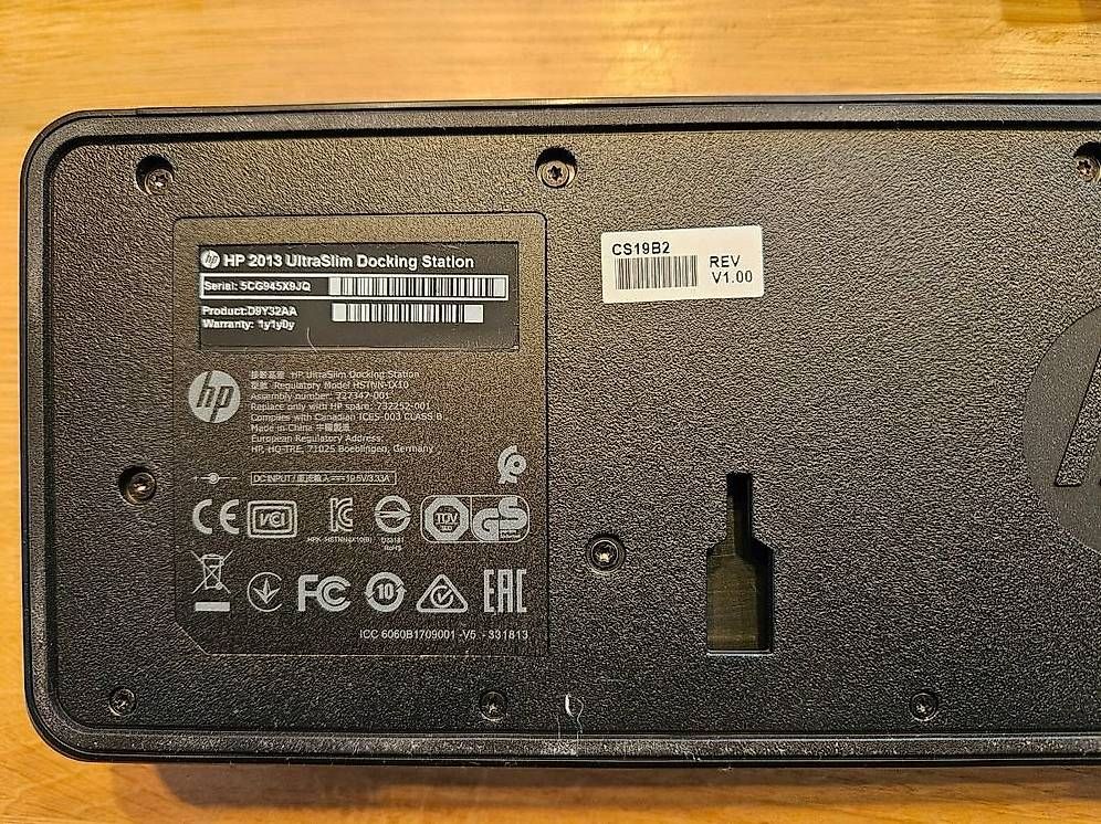 Docking station: HP 2013 UltraSlim Docking Station – Usato da Mandach venduto da Fbas 1