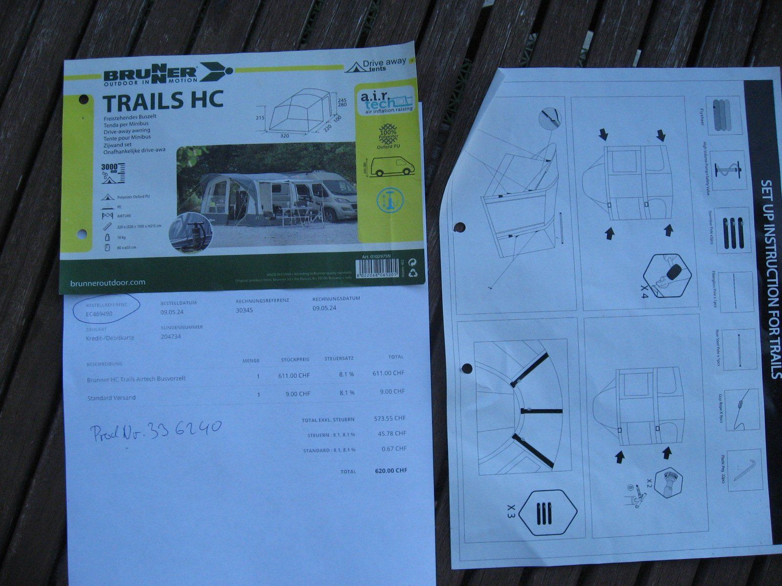 Vorzelte & Markisen: Busvorzelt Brunner Trails – Gebraucht aus Egg SZ von Palomita50 8