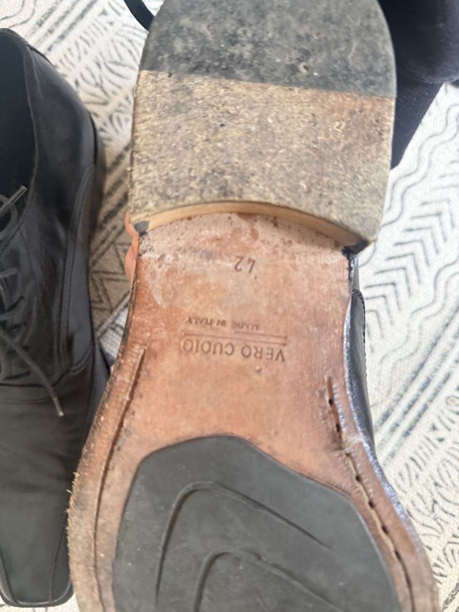 Scarpe da uomo: Herren Anzugs Schuhe, Grösse 42, echtem Leder – Usato da Grenchen venduto da elr_rwk7 2