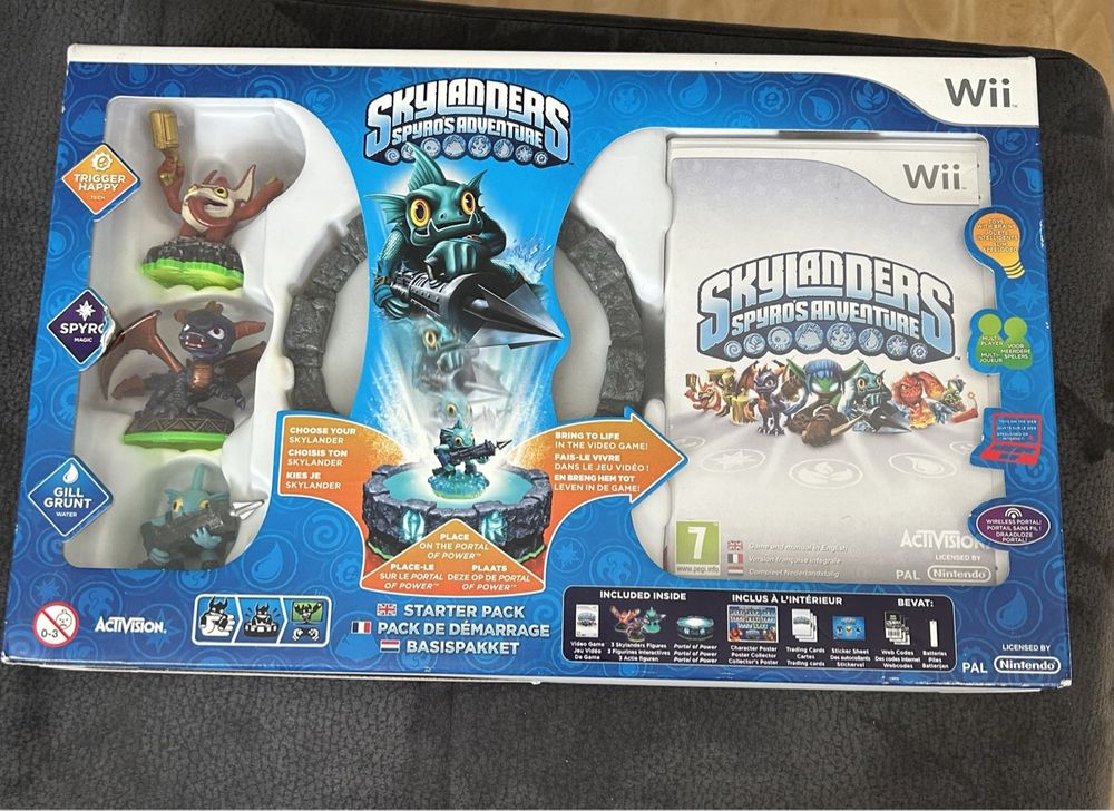 Lot De 7 Skylanders Spyro's Adventure Mini Pack Pour Wii - Neuf Sous Blister, Parfait Pour Collectionneurs