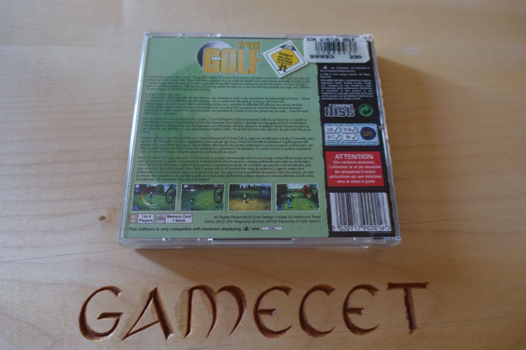 Jeux: Virtual Golf – D'occasion à Steinach par Gamecet 2