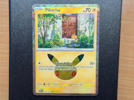 Pikachu (039/128) (17/30) - 30ᵉ Anniversaire - 30C FR