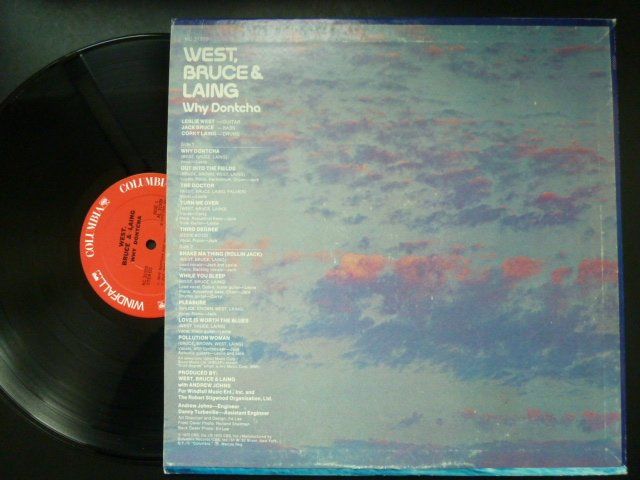 Dischi in vinile: West, Bruce & Laing - Why dontcha  (vergriffen, VG+) – Usato da Au ZH venduto da sikoku 1