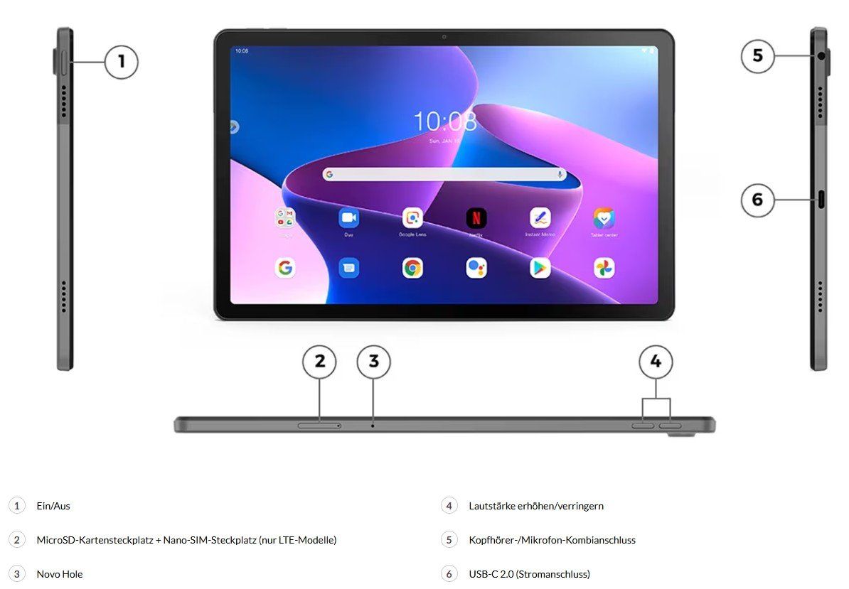 Lenovo Tablet PC: Lenovo Tab M10 Plus Gen 3 – Usato da Unterkulm venduto da Wschwend 5