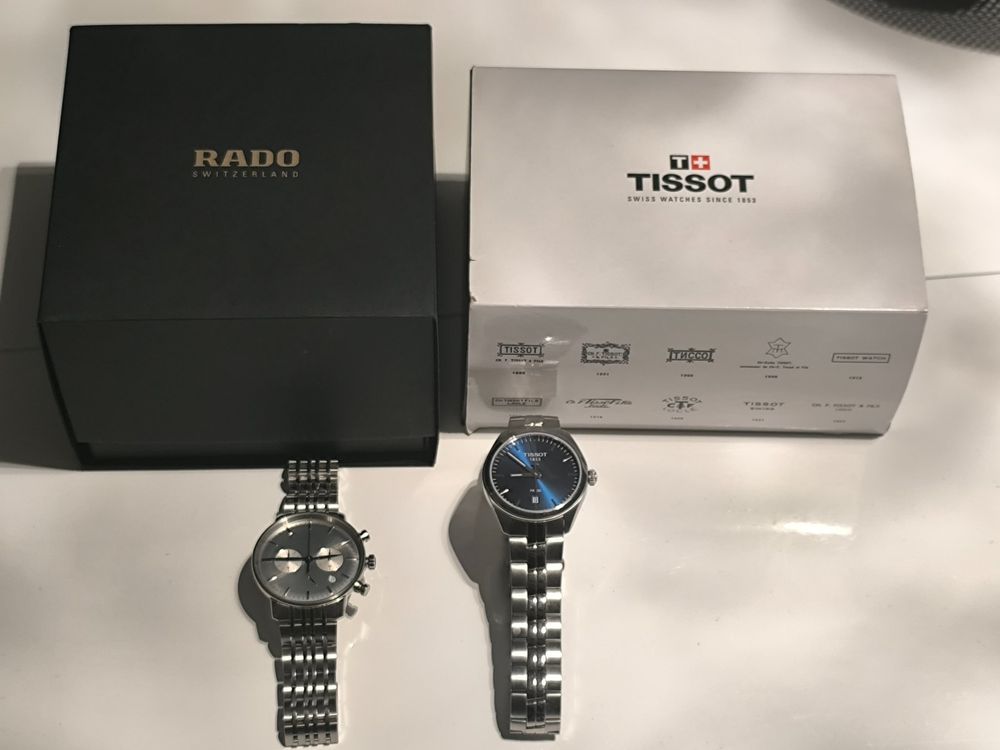 RADO Coupole Classic XL NTC Chronograph und Tissot PRC 100 4