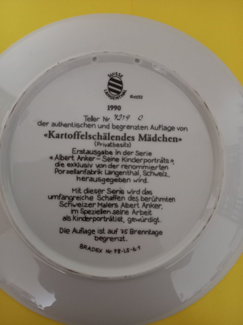 Assiettes: Albert Anker Teller – D'occasion à Roggwil BE par Ruefi222 2