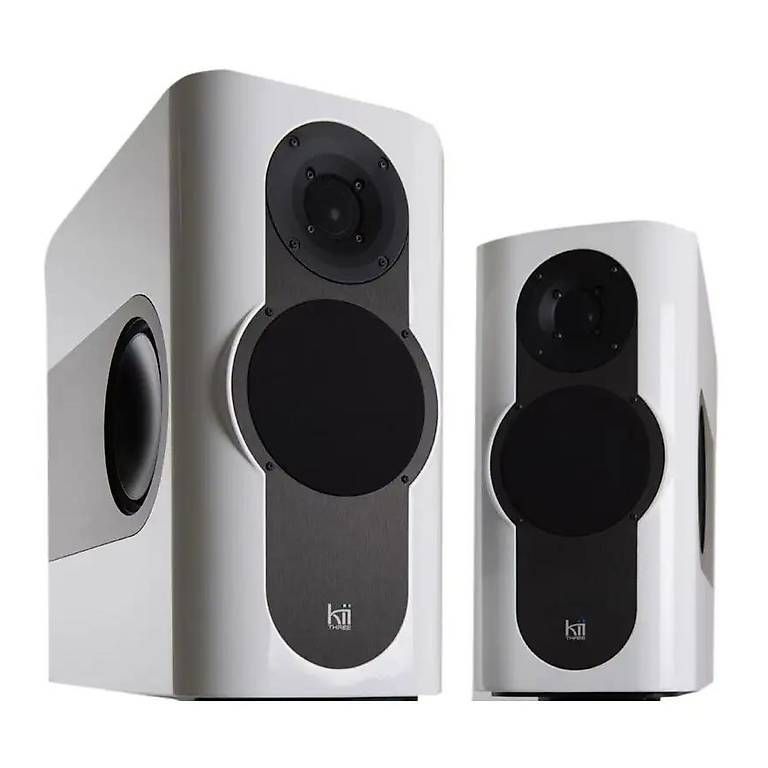KII Casse acustiche: Kii Three blanches + pieds + Kii Remote  Excellent état – Usato da Ecublens VD venduto da mat_b9v9 1