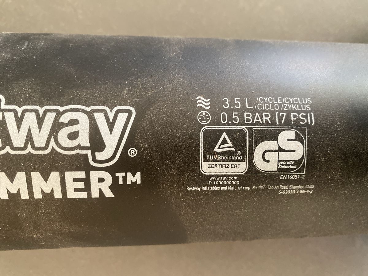 Bestway Pompe & Parti di ricambio: Bestway Air Hammer Luftpumpe - – Nuovo (secondo la descrizione) da Dallenwil venduto da kavogt6 2