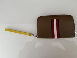 Bally Clutch Braun Leder 12/20/2 Portmonnaie Geldbeutel