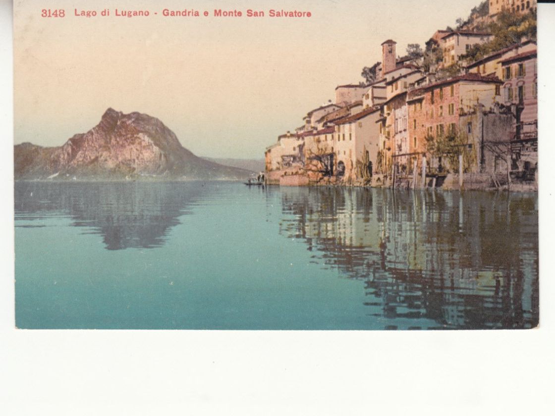Cartoline postali: Gandria ca. 1910 – Usato da Bürglen TG venduto da StampGraf