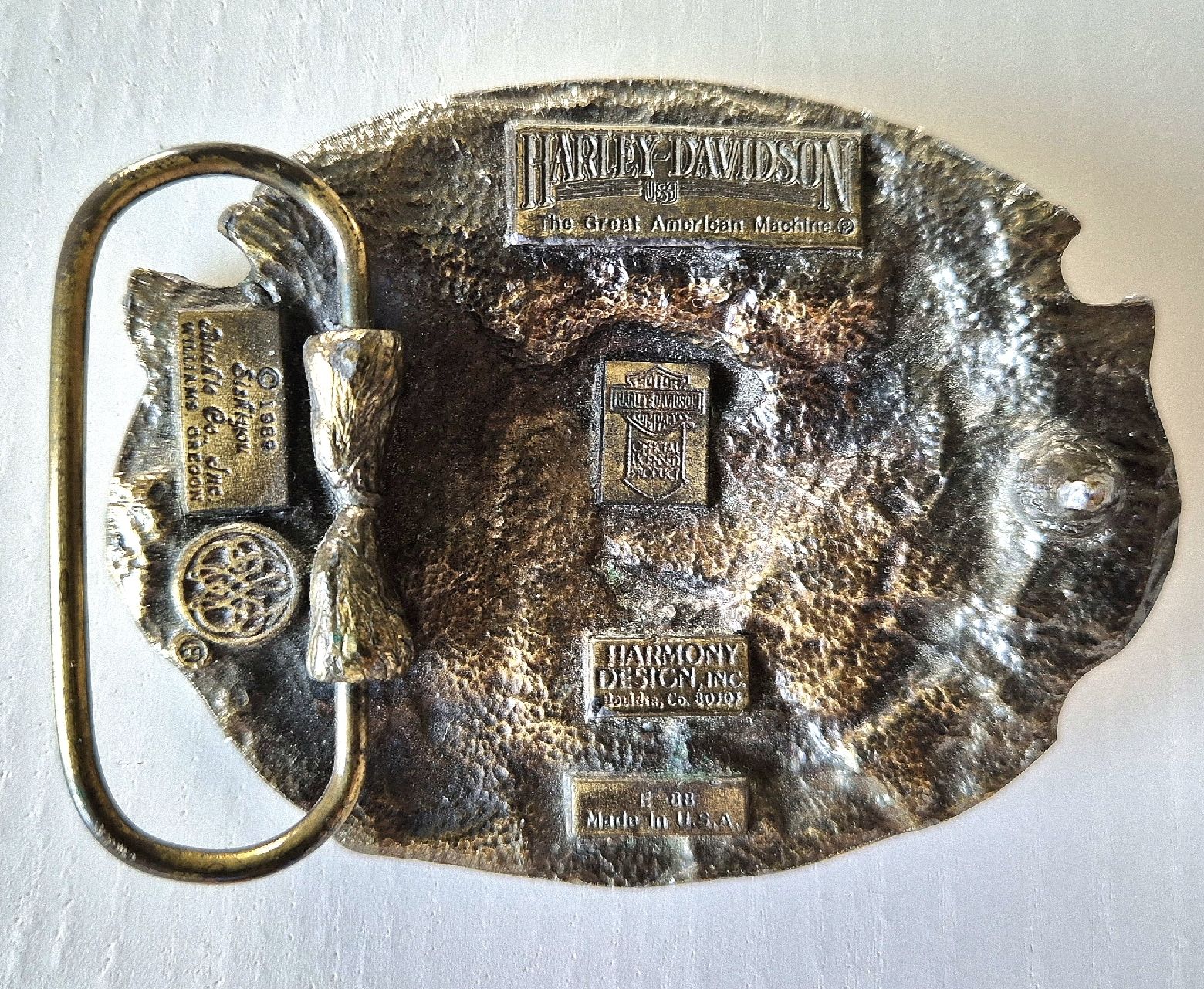 Harley-Davidson Gürtel: Boucle de ceinture Harley Davidson  – Gebraucht aus Semsales von T.Kriegers 1