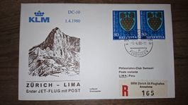 KLM Zürich - Lima 01.04.1980