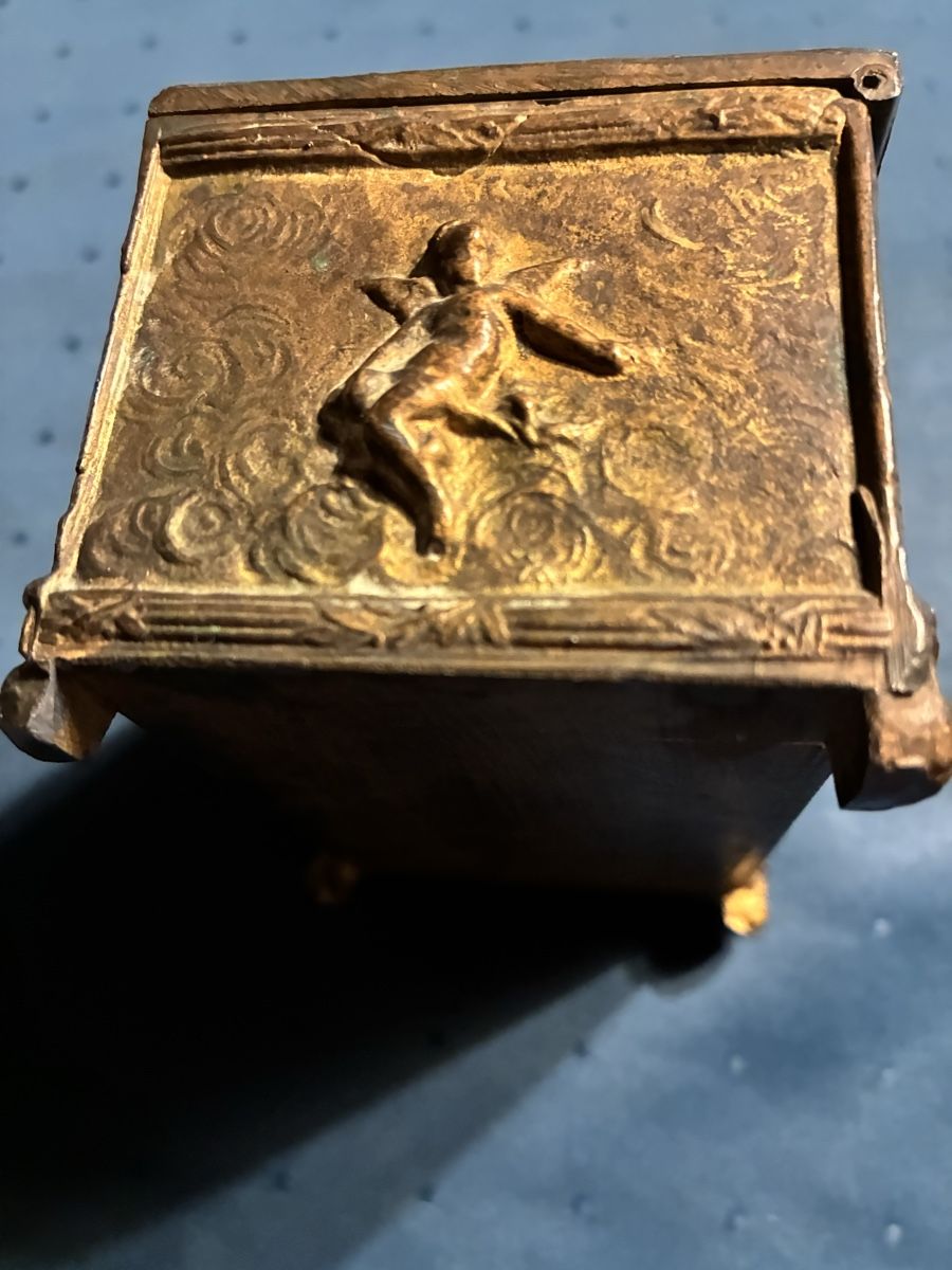 Barattoli: Antike Bronzeschatulle Jugendstil – Usato da Dornach venduto da Rosengarten 2