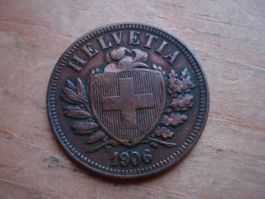 (W5) 2 Rappen 1906