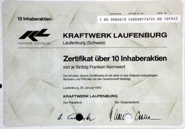Kraftwerke Laufenburg, Lauenburg - 1993