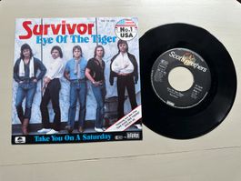 SURVIVOR tolle Eye of the ti Single Kult 80's Rocky Stallone