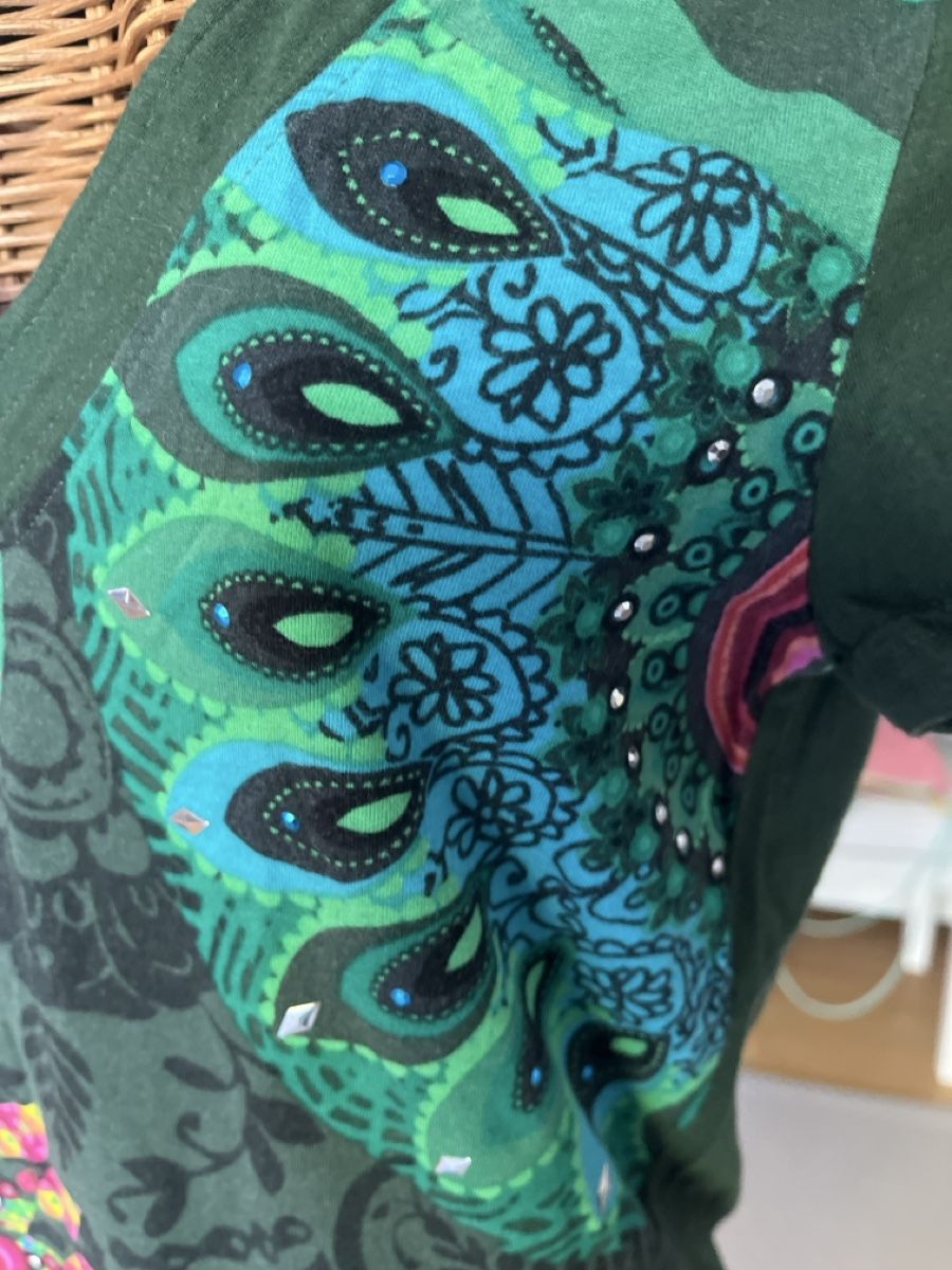 Desigual T-shirt: Desigual Shirt, grün, S – Usato da Solothurn venduto da Bobesch08 2