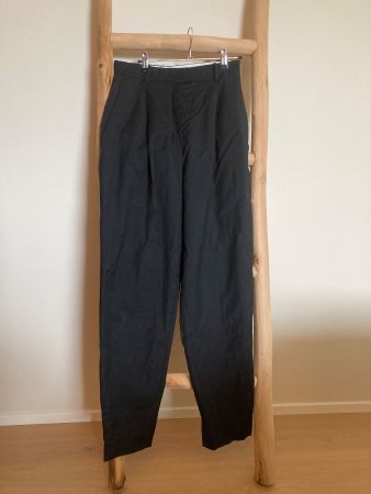 Leichte, weite Wollhose, schwarz, COS, Grösse 38