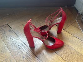 Chaussures rouges vernies Acquazzura