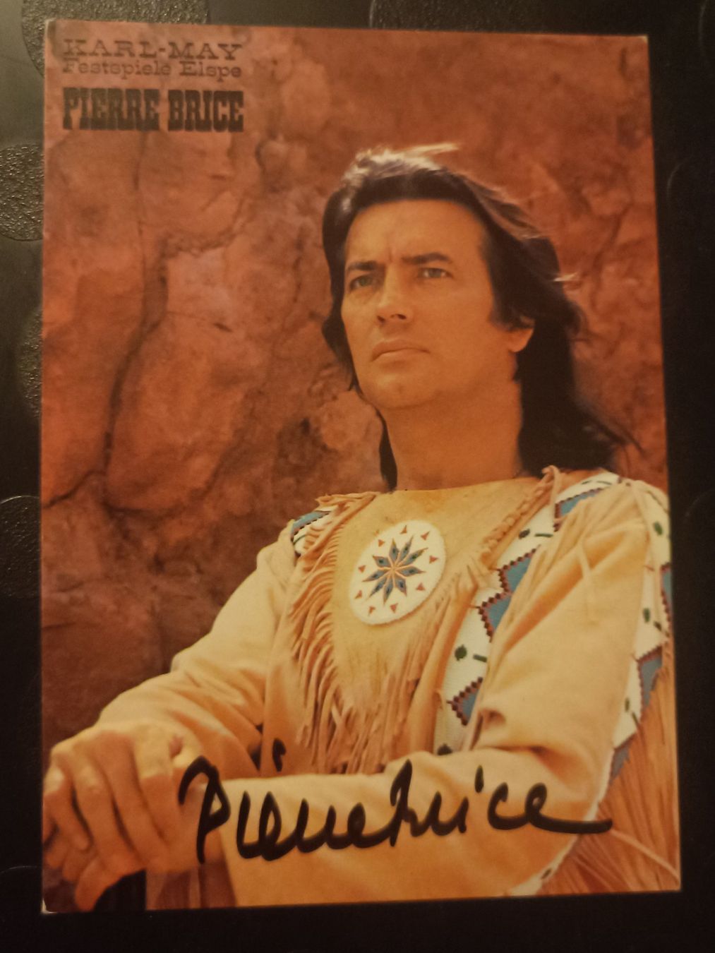 Autogramme: Pierre Brice - Winnetou - handsigniert – Gebraucht aus Menziken von Artographs