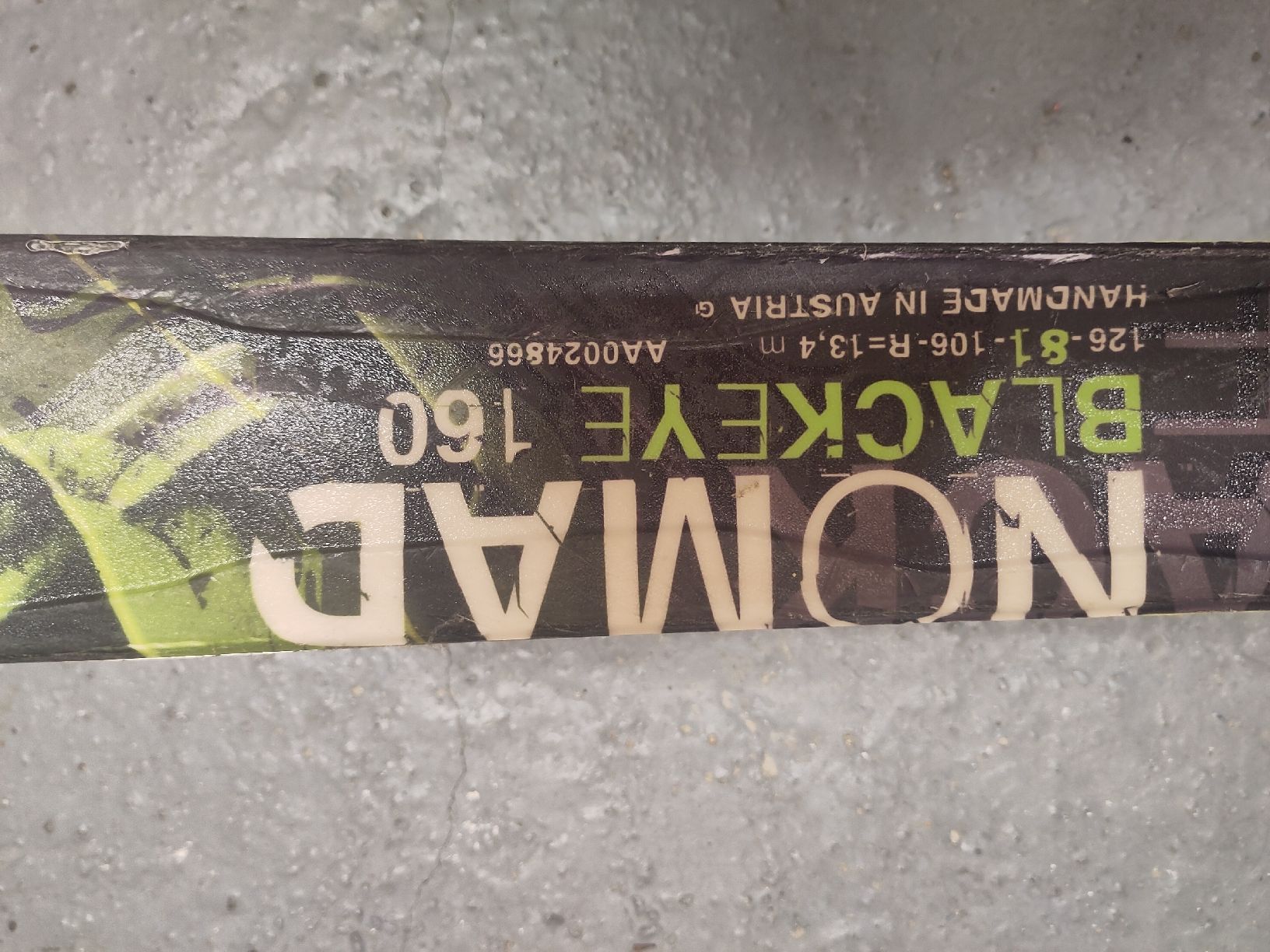 Atomic Sci: Skis atomic nomad 160 – Usato da Fribourg venduto da Mistercactus 1
