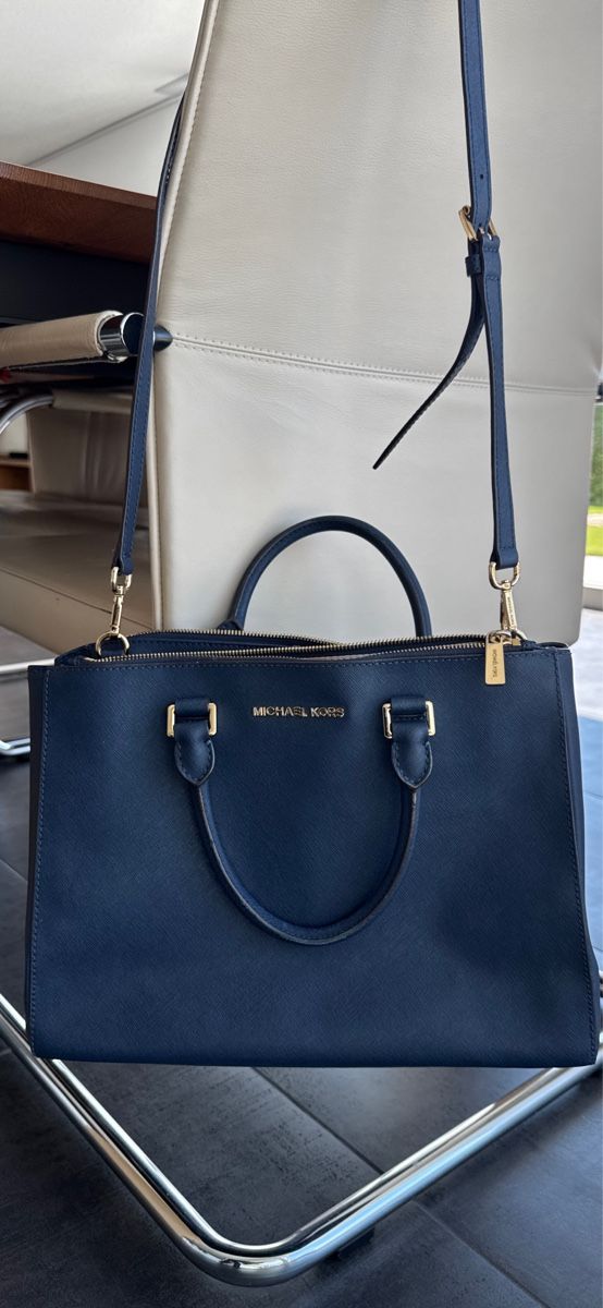 Michael Kors Borse da donna: Tasche Michael Kors blau  – Usato da Niederoenz venduto da tronchetta