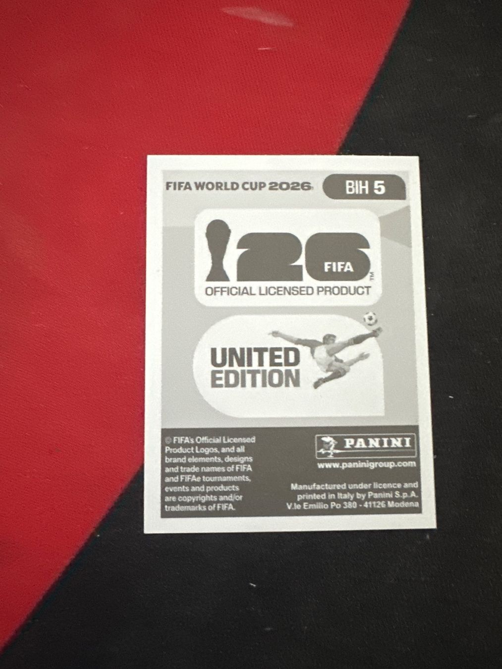 Panini Sammelbilder & Trading cards: Panini FIFA WM 2026 Sticker - BIH 5 – Gebraucht aus Sulz AG von DealWerk 1