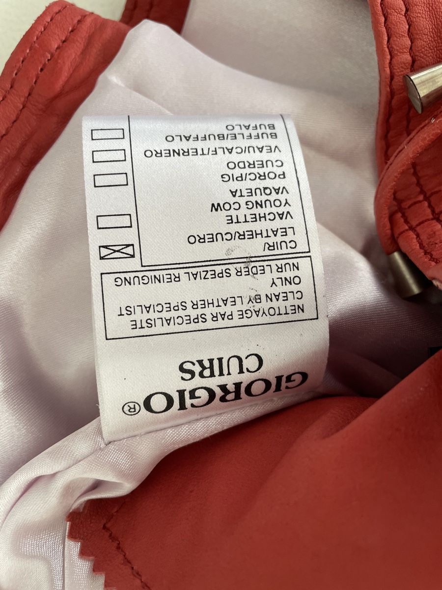 Jacken: Veste cuir Giorgio orange – Gebraucht aus Montagny-la-Ville von Sissi-Sissi 3