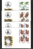 1995 FDC 4er BEDROHTE TIERARTEN