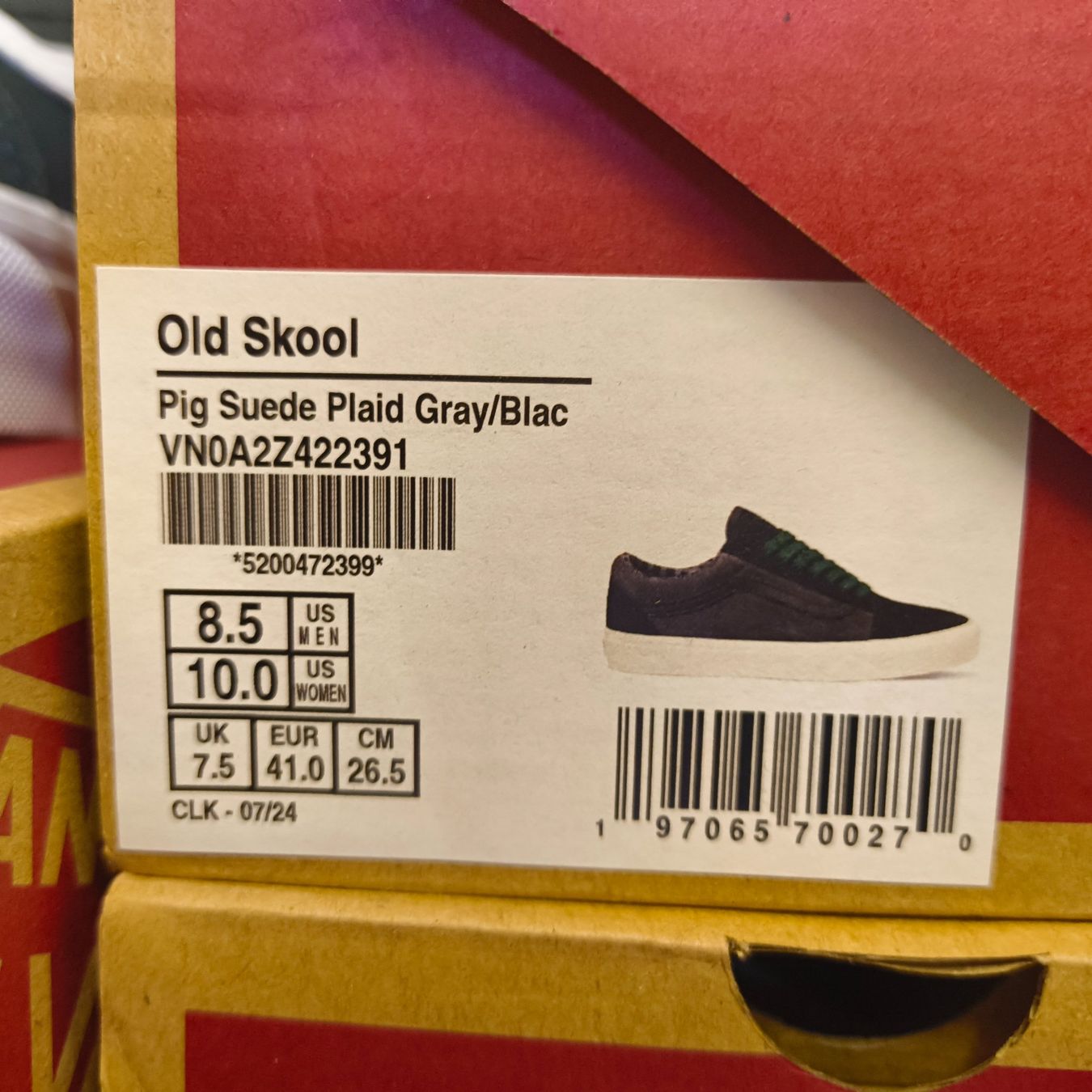 Vans Scarpe da uomo: Vans Old Skool, Grösse US 8.5 EURO 41 – Nuovo e nell'imballaggio originale da Uitikon Waldegg venduto da PJLS1 5