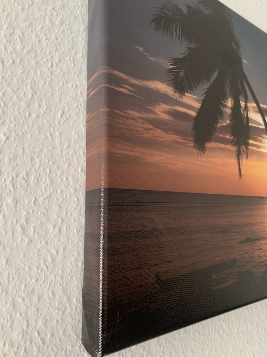 Poster & Bilder: Tropical sunset canvas print(90x60) – Neu und originalverpackt aus Zürich von andrei4three 3