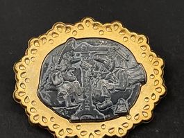 Basler Fasnachtsplakette 1982 Gold