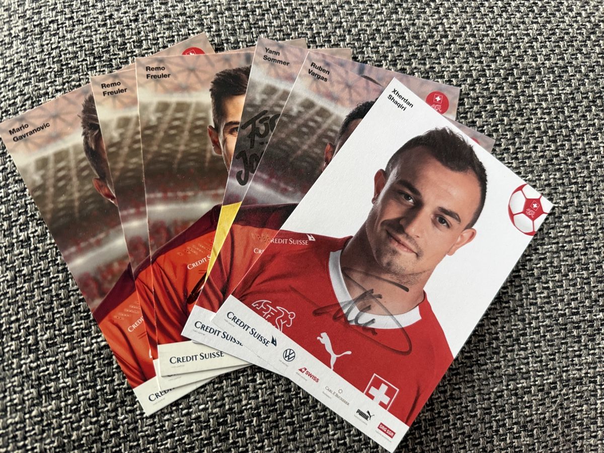 Autogramme: Fussball Autogramme – Neu (gemäss Beschreibung) aus Zürich von zuerich16