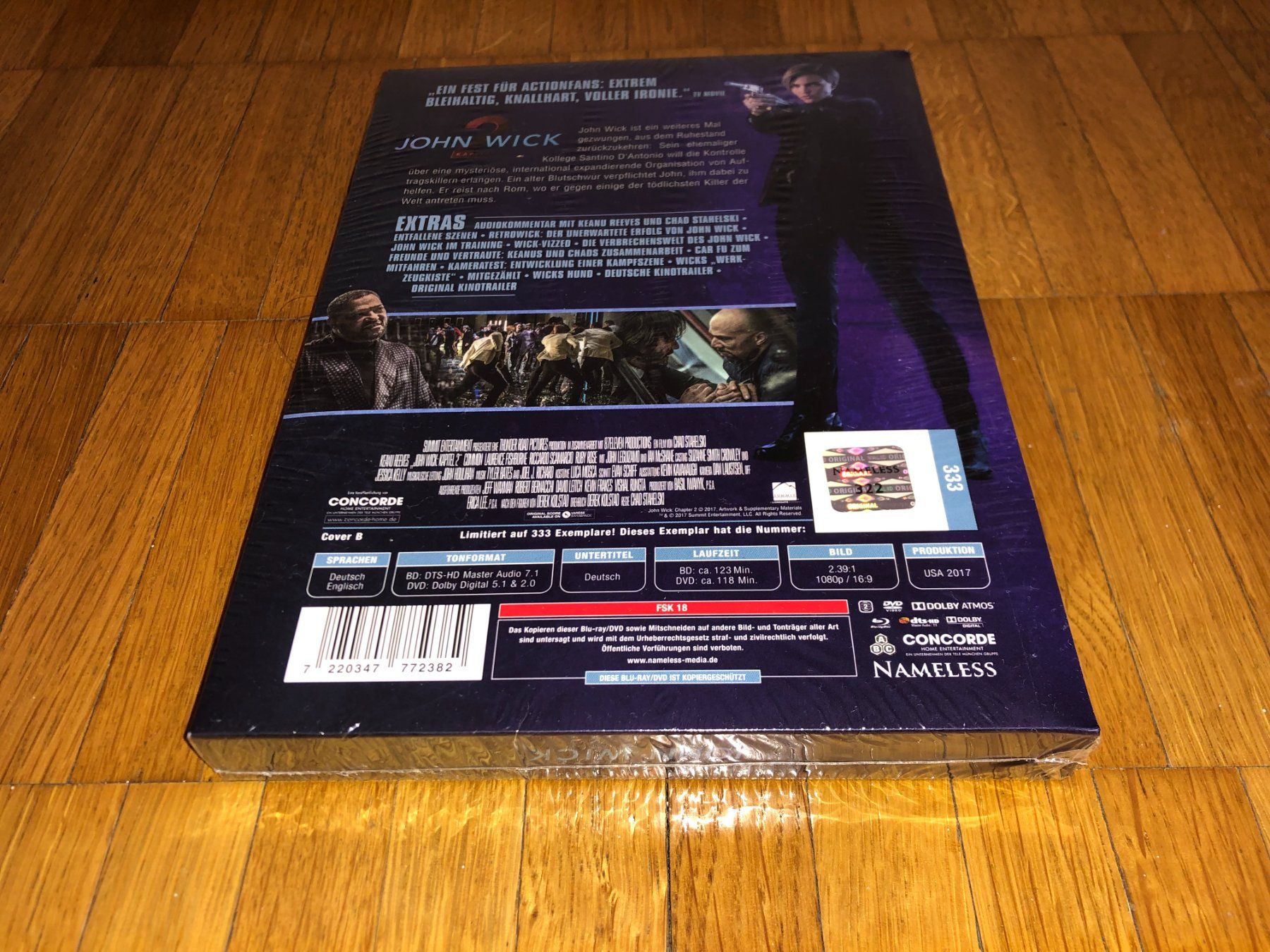 Tutti i DVDs: John Wick 2 - MEDIABOOK - B - UNCUT – Nuovo e nell'imballaggio originale da Basel venduto da havsok 1