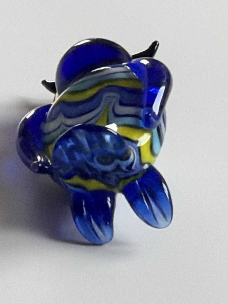 Statuette: Glaseule Eule Deko Glas blau bunt(2S7) – Usato da Neuenhof venduto da 123-Allerlei 3